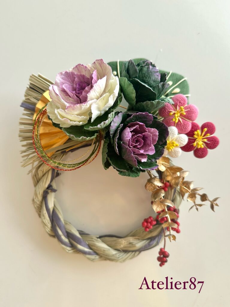 お正月飾り☆しめ縄リース2026年Ver.』のご案内 | Atelier87